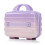 (Purple) Set de 2 valises à roulettes avec cadenas à code et trousse cosmétique 9