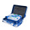 (Blue) Set de valises avec cadenas à code et motif imprimé 11