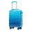 (Blue) Set de 2 valises à roulettes avec cadenas à code et trousse cosmétique 7