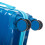 (Blue) Set de 2 valises à roulettes avec cadenas à code et trousse cosmétique 11