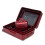 (WINE RED) Set de 4 valises ABS avec cadenas à code et trousse 11