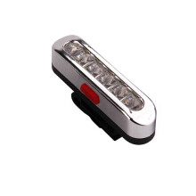 (red light) Light Mountain Bike 6LED High Bright Warning Light USB Rechargeable