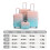 (Pink) Set de 4 valises à roulettes avec cadenas à code et trousse incluse 4