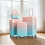 (Pink) Set de 4 valises à roulettes avec cadenas à code et trousse incluse 5