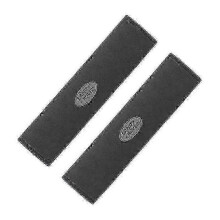 SBSG Black Suede Seat Belt Covers for Land Rover Range Rover Defender Discovery Freelander 2 (Pair) - Enhanced Comfort