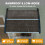 200x96cm Front Door Canopy Awning, Brown 8