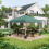 103x96.5cm Front Door Canopy Awning, Clear 5