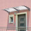 303x96cm Front Door Canopy Awning, Brown 10