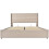 (Beige, 140x200cm) Lit hydraulique avec rangement et matelas 9