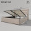 (Beige, 140x200cm) Lit hydraulique avec rangement et matelas 4