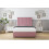 Comfort (3' Single, Pink) Comfort Denver Plush Divan Bed Base 2 Drawers Same Side 26" Strutted Headboard 3