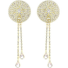 (Gold) Women's Nipple Covers Shiny Rhinestones