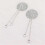 (Silber) Women's Nipple Covers Shiny Rhinestones 3
