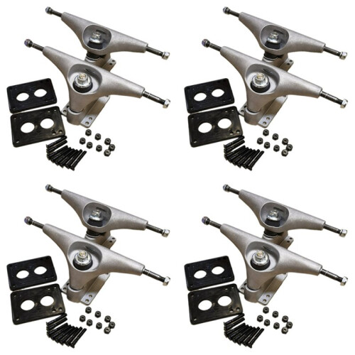 4X Caminhões Surfskate de 6,25 Polegadas para Skate, Eixo de Skate Estilo CX para um Passeio Suave, Perfeito para Surfe