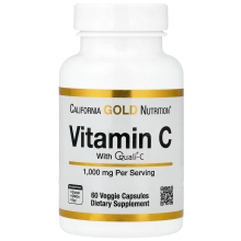 California Gold Nutrition, Vitamin C, Quali®-C, 60 Veggie Capsules