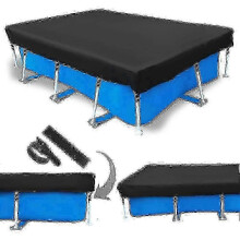 400x211 rectangle pool cover heavy duty strong protector
