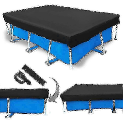 400x211 rectangle pool cover heavy duty strong protector