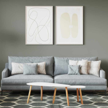vidaXL Wall Paint Grey 2.5 L Wall Print