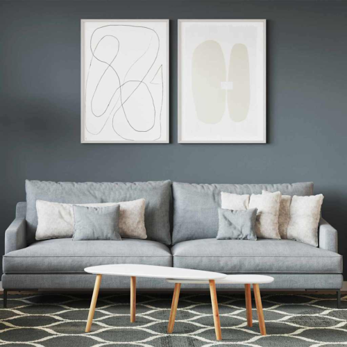 VidaXL vidaXL Wall Paint Grey 2.5 L Wall Print