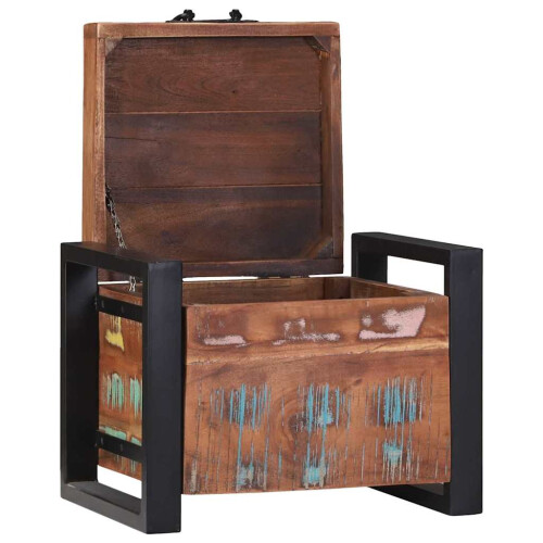 VidaXL vidaXL Storage Chests Multicolour 40 x 30 x 30 cm Solid Reclaim wood 1