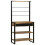 VidaXL vidaXL Kitchen Rack Brown and Black 80 x 40 x 160 cm Solid Mango Wood 1