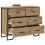 VidaXL vidaXL Kommode 6-Schublade Artisan-Eiche 91 x 35,5 x 74,5 cm 3