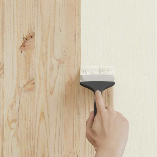 VidaXL vidaXL Wood Paint White 2.5 L Wall Print 2