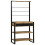 VidaXL vidaXL Kitchen Rack Brown and Black 80 x 40 x 160 cm Solid Mango Wood 3