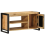 VidaXL vidaXL Shoe Bench Brown 100 x 40 x 50 cm Solid Mango wood 3