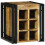 VidaXL vidaXL Wine Rack Brown and Black 35 x 35 x 39 cm Solid Mango Wood 1
