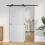 VidaXL vidaXL Barn Door Corona 90 x 210 cm Solid Pine Wood 1