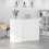 VidaXL vidaXL Reception Desk White 135x50x103.5 cm Engineered Wood 4
