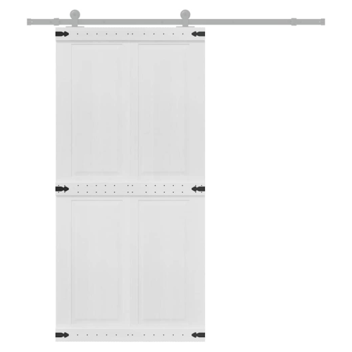 VidaXL vidaXL Barn Door Corona 100 x 210 cm Solid Pine Wood 2