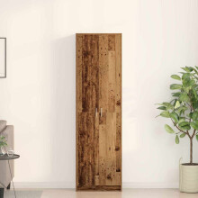 vidaXL Kleiderschrank Altholz 55 x 25 x 189 cm Holzwerkstoff