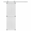VidaXL vidaXL Barn Door Corona 70 x 210 cm Solid Pine Wood 3