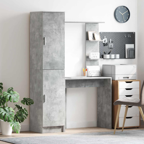 VidaXL vidaXL Desk 2 pcs Concrete Grey