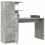 VidaXL vidaXL Desk 2 pcs Concrete Grey 3