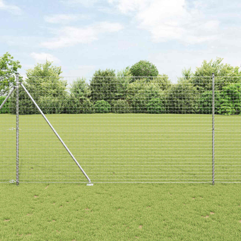 Vidaxl Fence Post 26 Pcs Grey 3.2 X 3.2 X 215 Cm