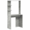 VidaXL vidaXL Desk 2 pcs Concrete Grey 5