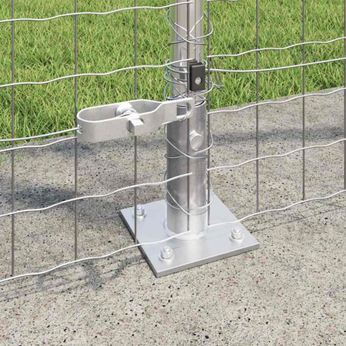 VidaXL vidaXL Fence Post 52 pcs Grey 3.2 x 3.2 x 88.5 cm 2