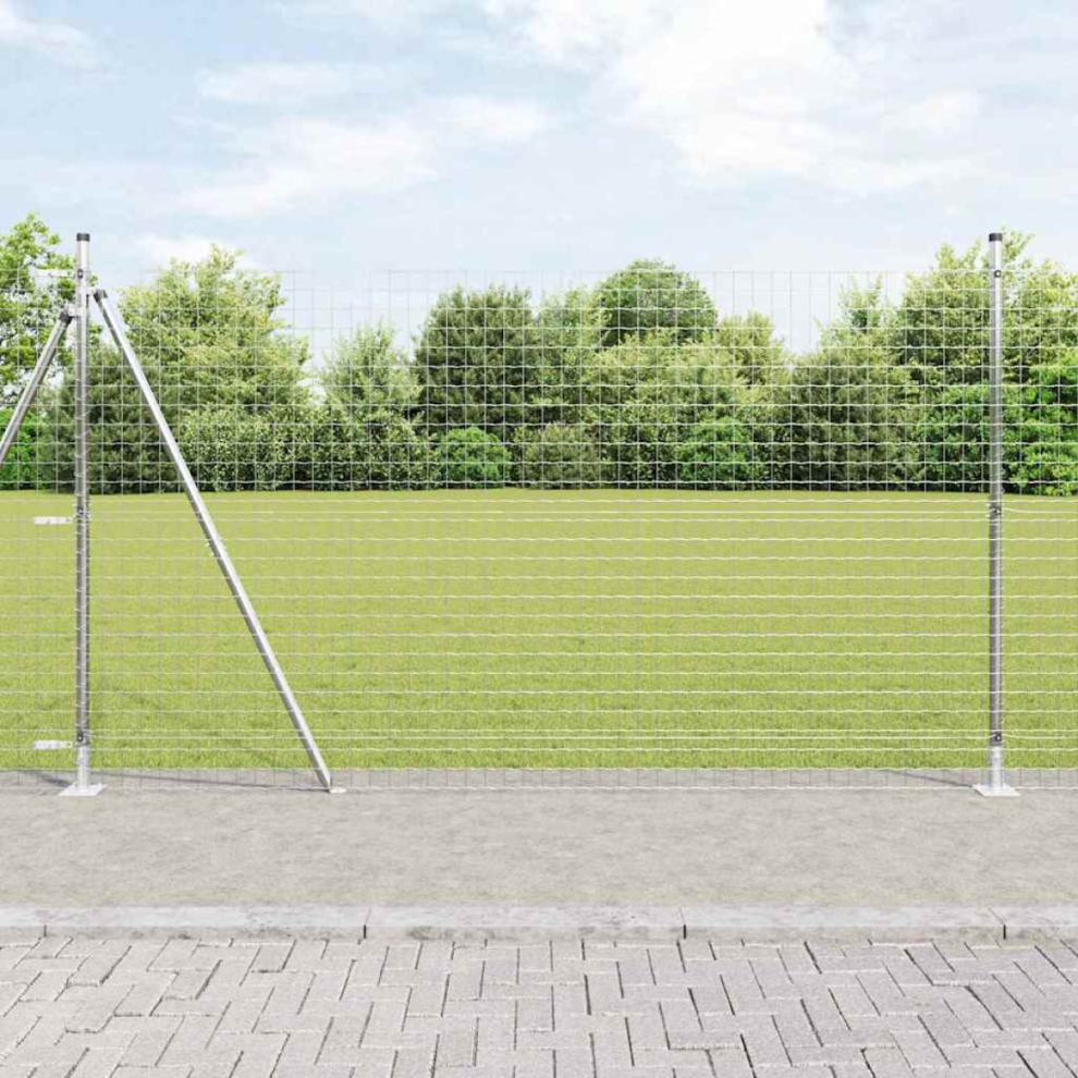 Vidaxl Fence Post 26 Pcs Grey 3.2 X 3.2 X 170 Cm 8721158233837