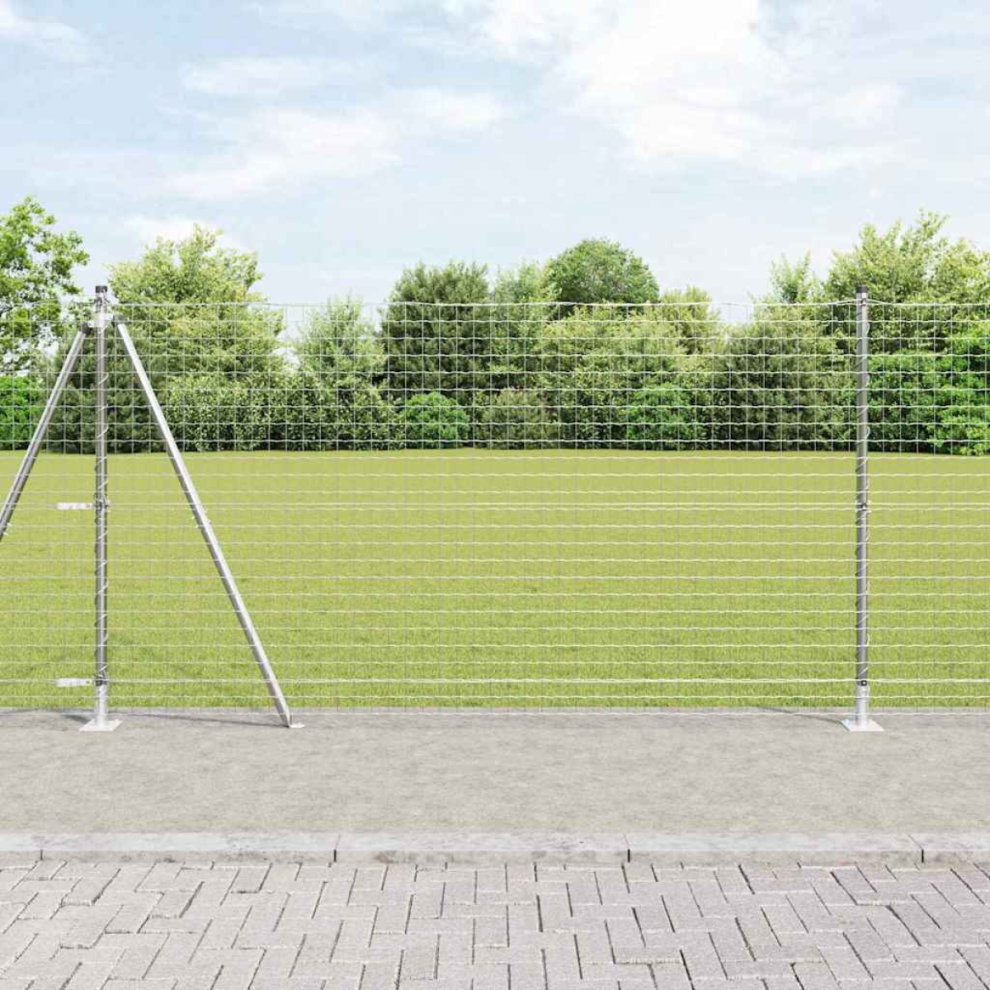 Vidaxl Fence Post 52 Pcs Grey 3.2 X 3.2 X 150 Cm
