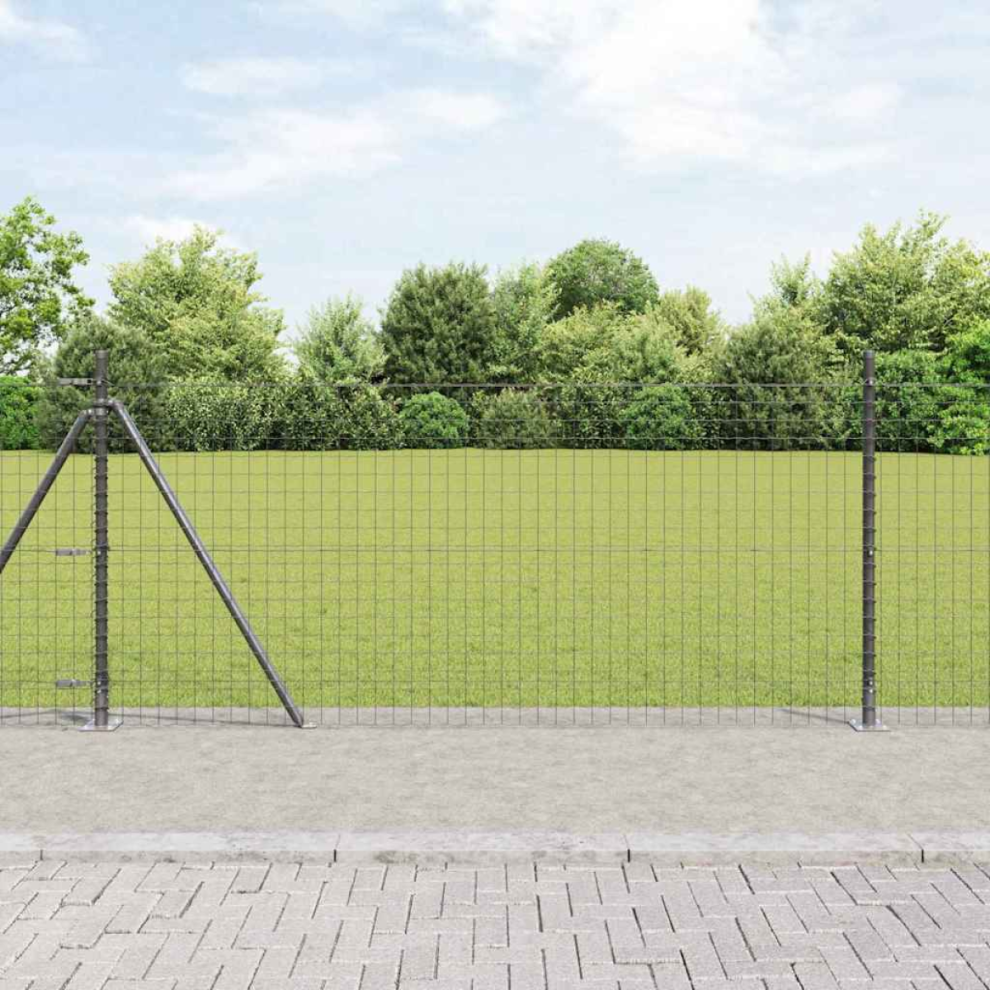 Vidaxl Fence Post 26 Pcs Grey 3.2 X 3.2 X 90 Cm