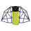 VidaXL vidaXL Climbing Dome Blue Steel 4