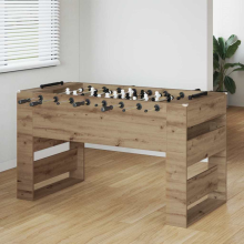 vidaXL Foosball Table Artisan Oak 146.5 x 74 x 85 cm Engineered Wood