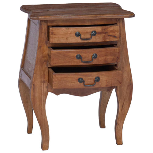 VidaXL vidaXL Storage Chest 48 x 35 x 64 cm Solid Mahogany Wood 2