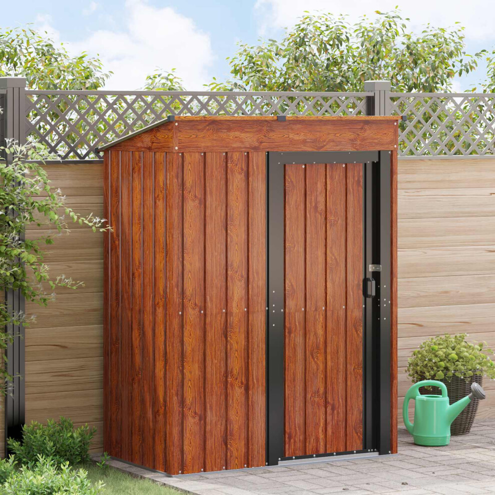 Vidaxl Garden Sheds Metal Outdoor Structure Tool Storage Terrace Patio Home - Image 2