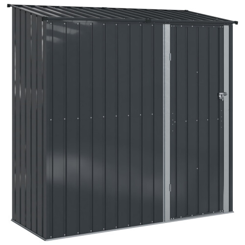 VidaXL vidaXL Gartenhütten Anthrazit 203 x 85,5 x 200 cm Metall 1