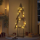 VidaXL vidaXL Christmas Tree with Stand Brown 181 cm Solid teak wood 1