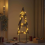 VidaXL vidaXL Christmas Tree with Stand Brown 149.5 cm Solid teak wood 1
